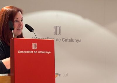 Jèssica Celdà, vicepresidenta de Millora del finançament de la Taula del Tercer Sector Social i directora general d’ECOM - Jornada Suport Tercer Sector 2025